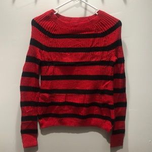 Red Striped Sweater